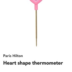 Paris Hilton Pink Heart Cake Topper